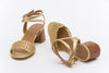 MAY Golden Woven Sandal