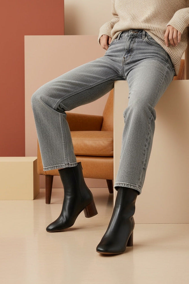 GORKA Black Classy Bootie