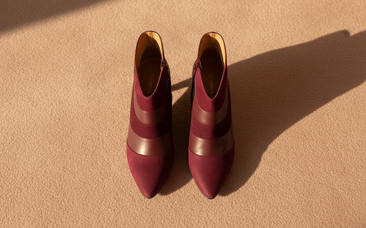 OLYMPIA Burgundy Packshot 4 - Vista desde arriba