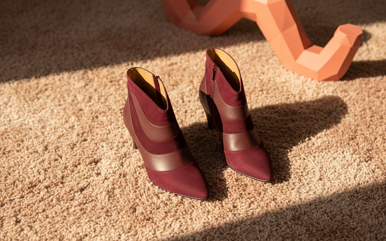 OLYMPIA Burgundy Packshot - Vista desde arriba