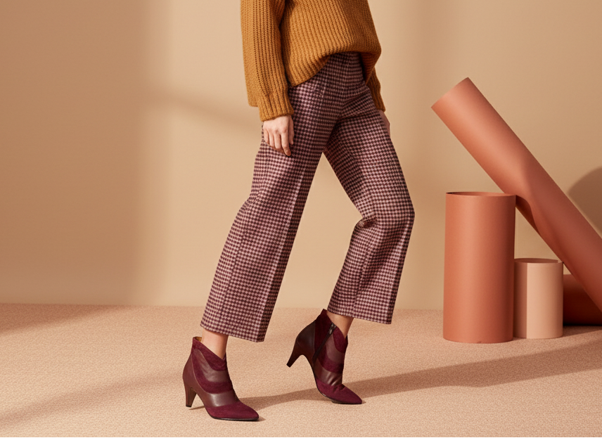 OLYMPIA Burgundy - Vista tres cuartos actualizado