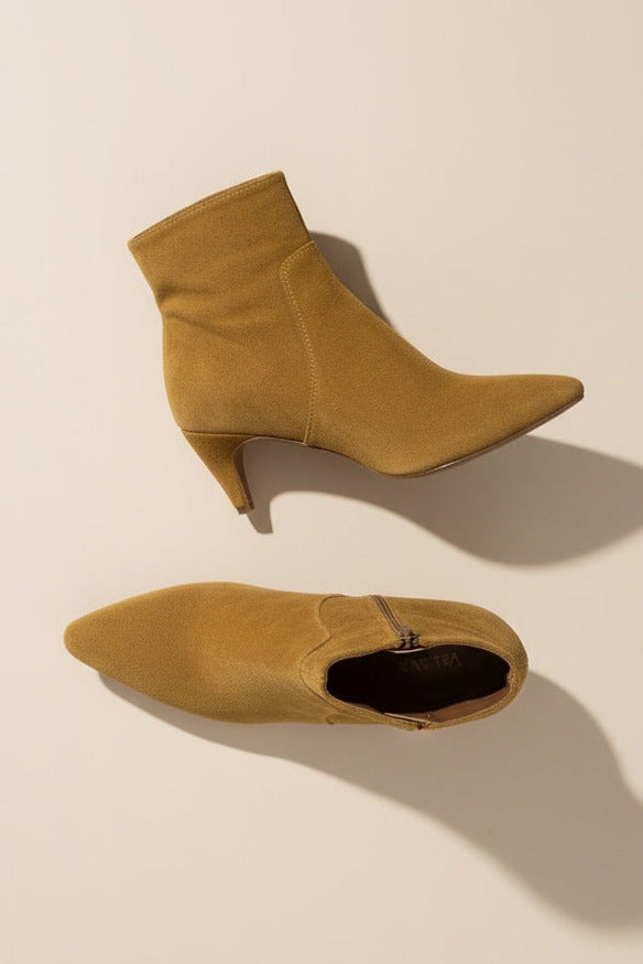 VALENS Velour Sennep Bootie