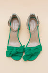LUNA Green Bow Sandal