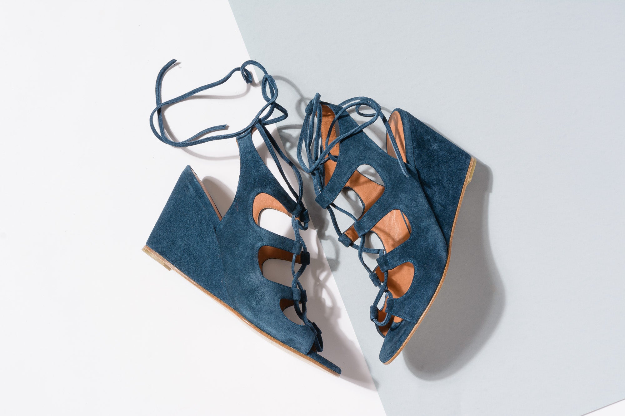 MANUELA Lace Up Wedge