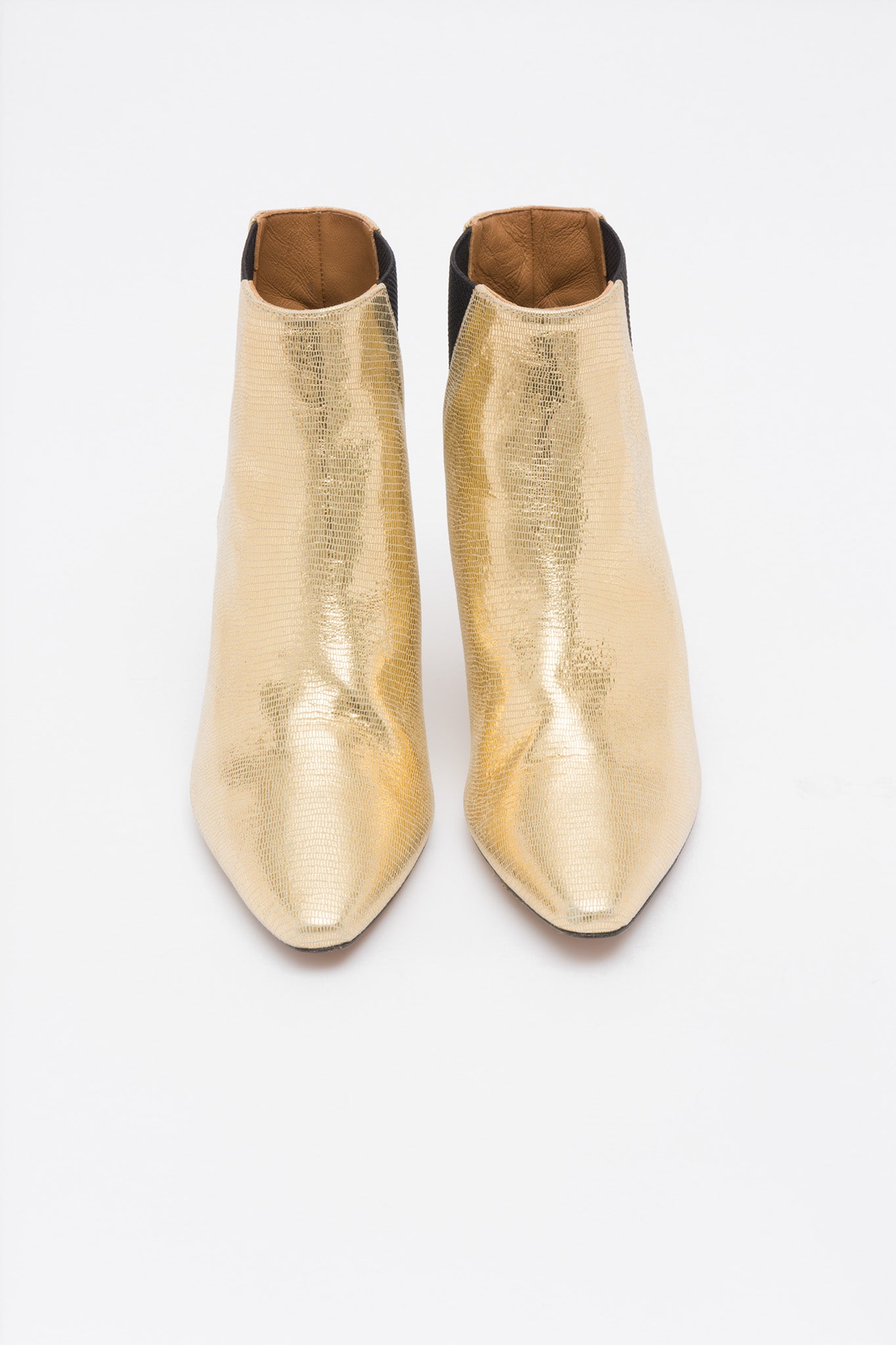 Gold bootie sale