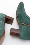 DAGMAR Velour Seaweed Bootie