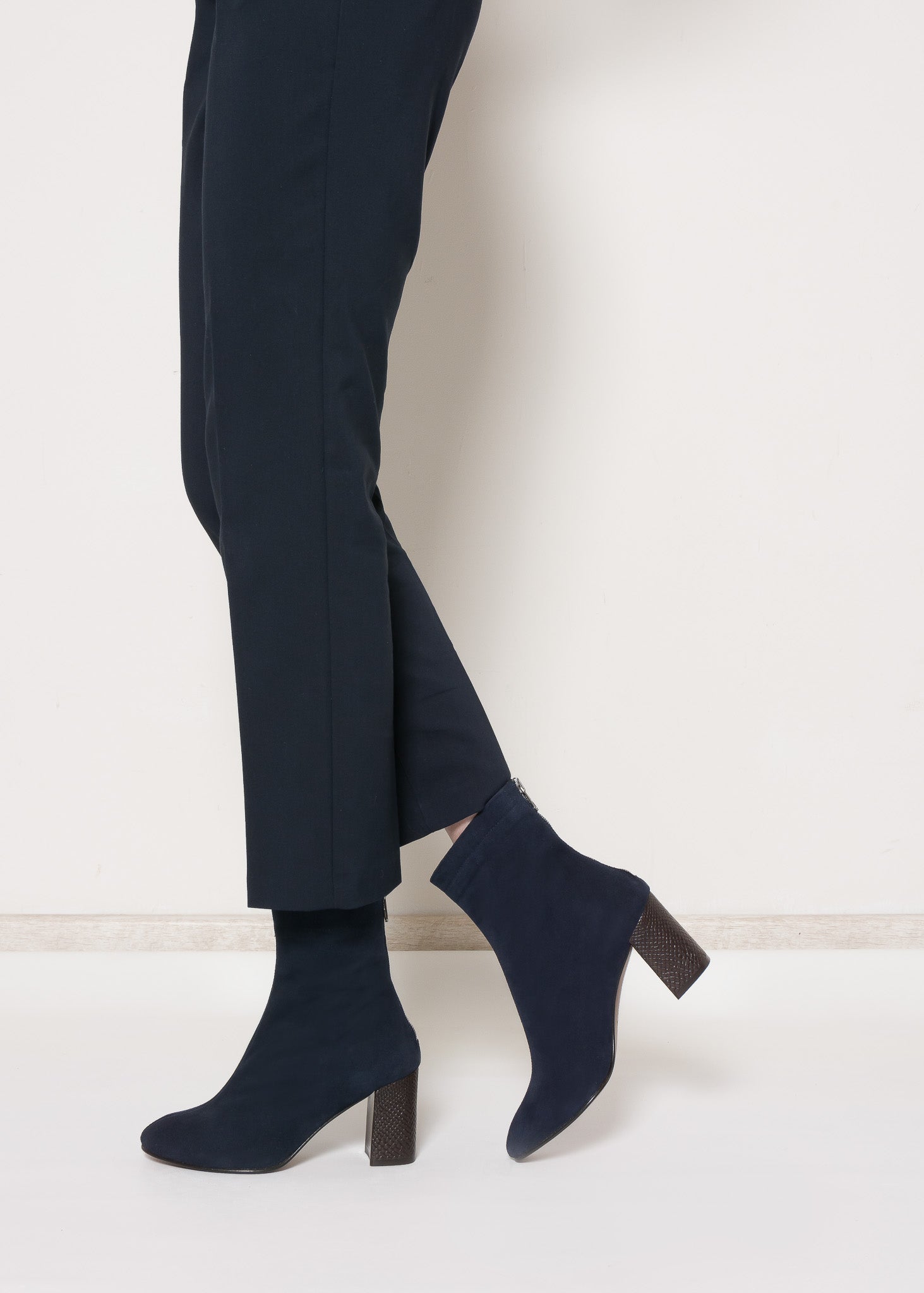 DEANNA  Navy High Heel Bootie