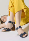 ENEKA Classic Buckle Navy Sandals