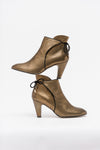 FLORENCE Metal Copper Leather Bootie