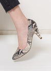 Zapatos de salón Classy con estampado de serpiente GWEN