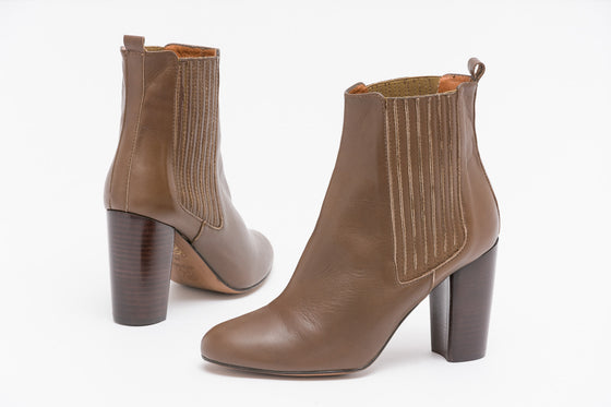 HOPE Taupe High Heel Boots
