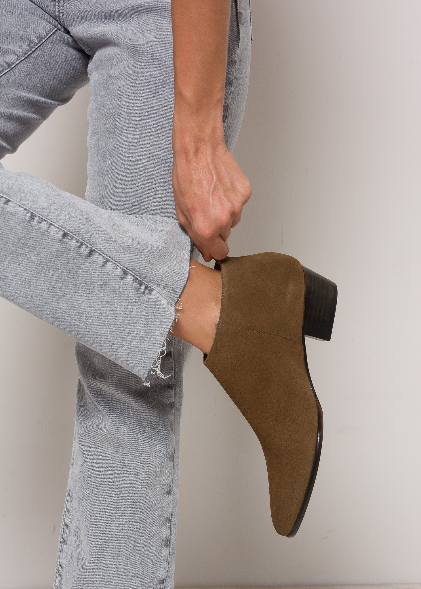 Luke Velour Sand Bootie