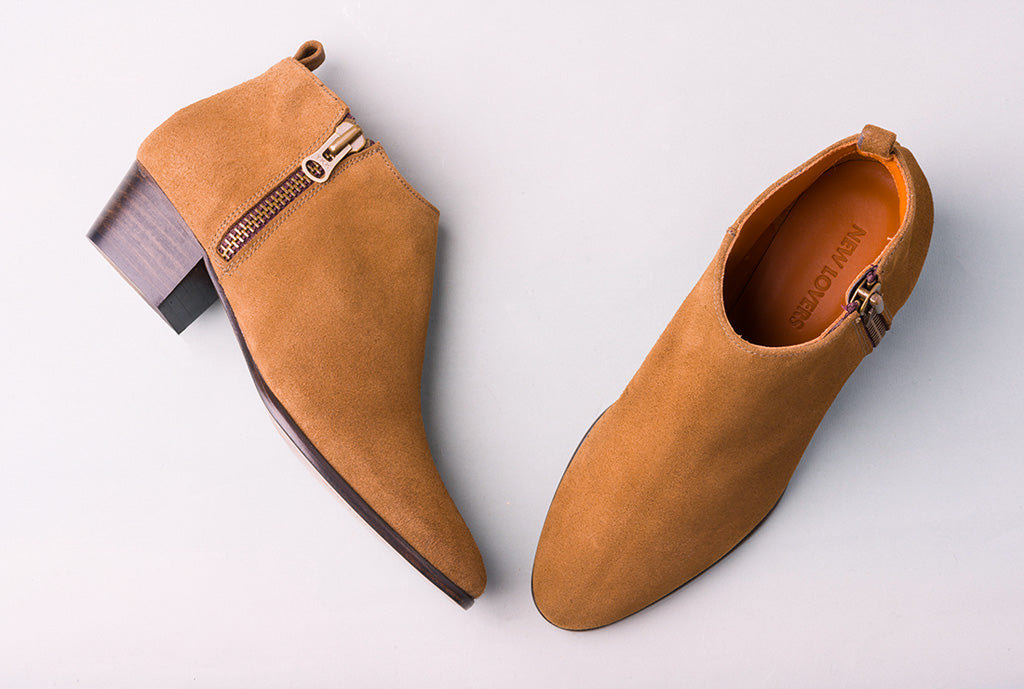 Luke Velour Sand Bootie