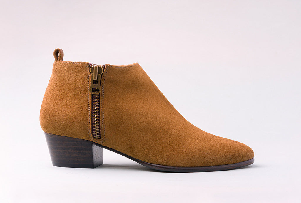 Luke Velour Sand Bootie