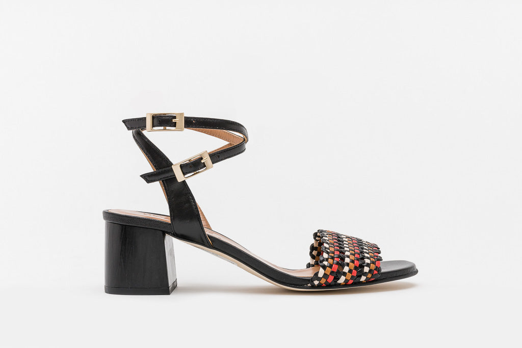 MAY Multicolor Woven Sandal