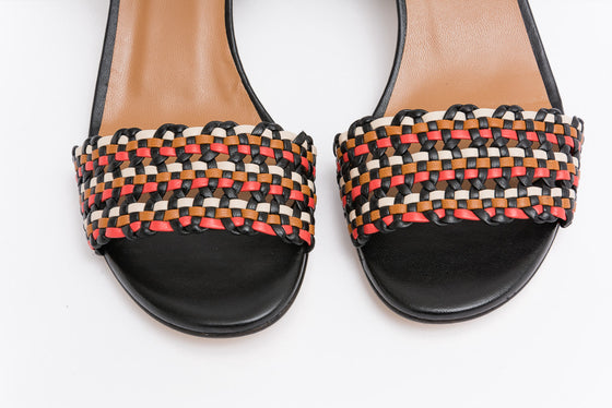 MAY Multicolor Woven Sandal