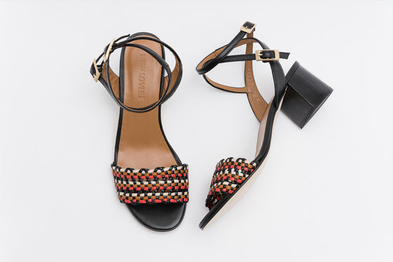 MAY Multicolor Woven Sandal