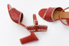 NETLA Red Woven Sandal