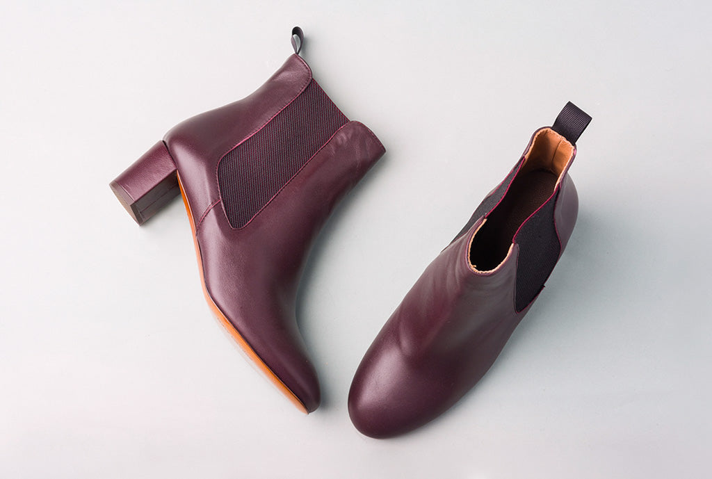 Odelle Bordeaux Chelsea Boot