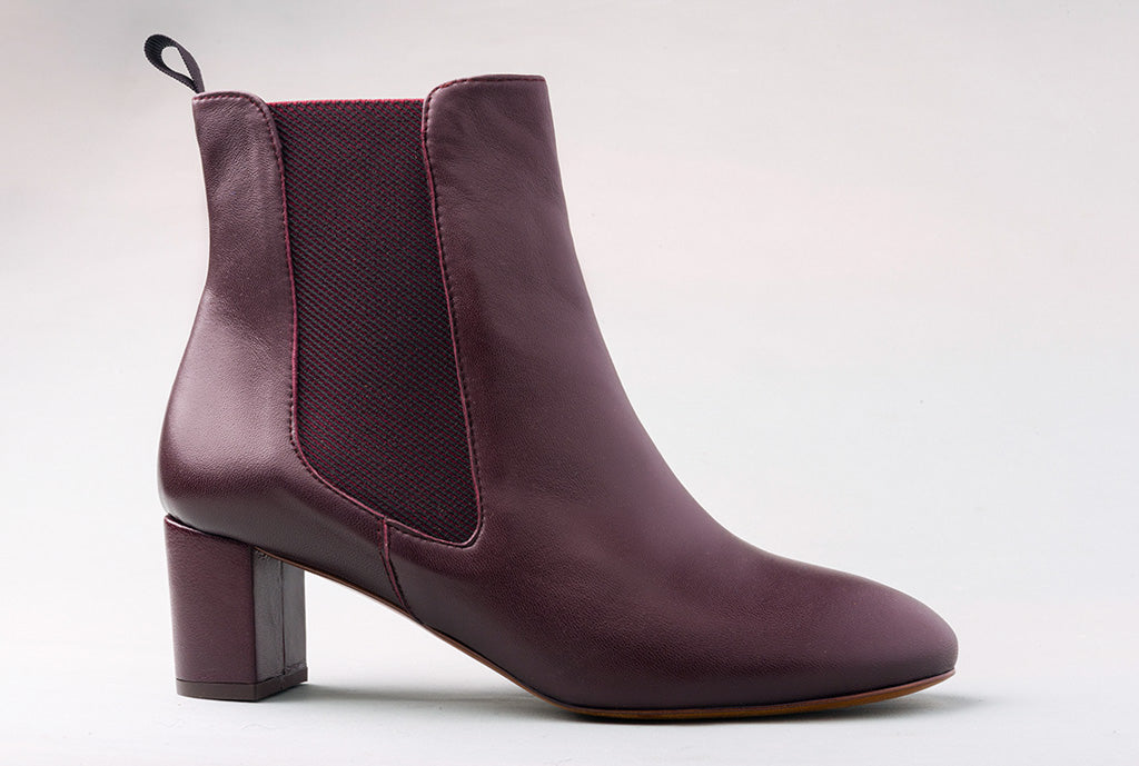 Odelle Bordeaux Chelsea Boot