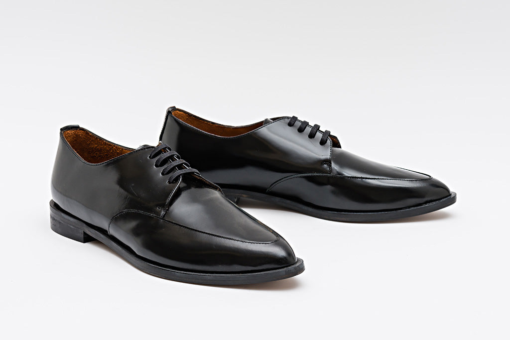 PATTY Black Derby Shoe