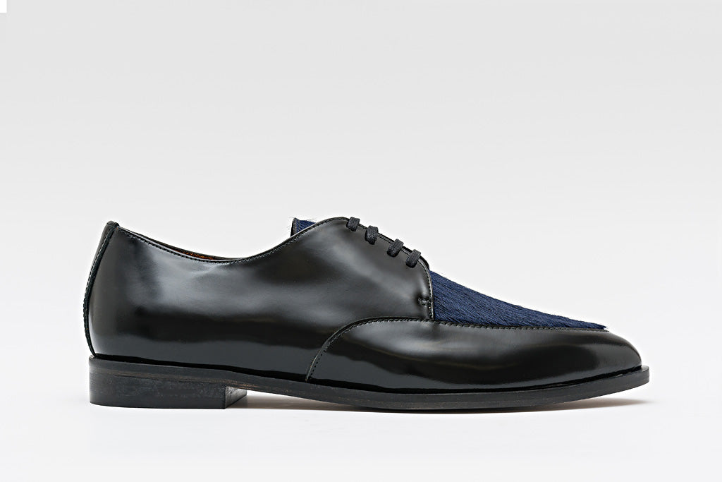 PATTY Pony Blue Derby Shoe