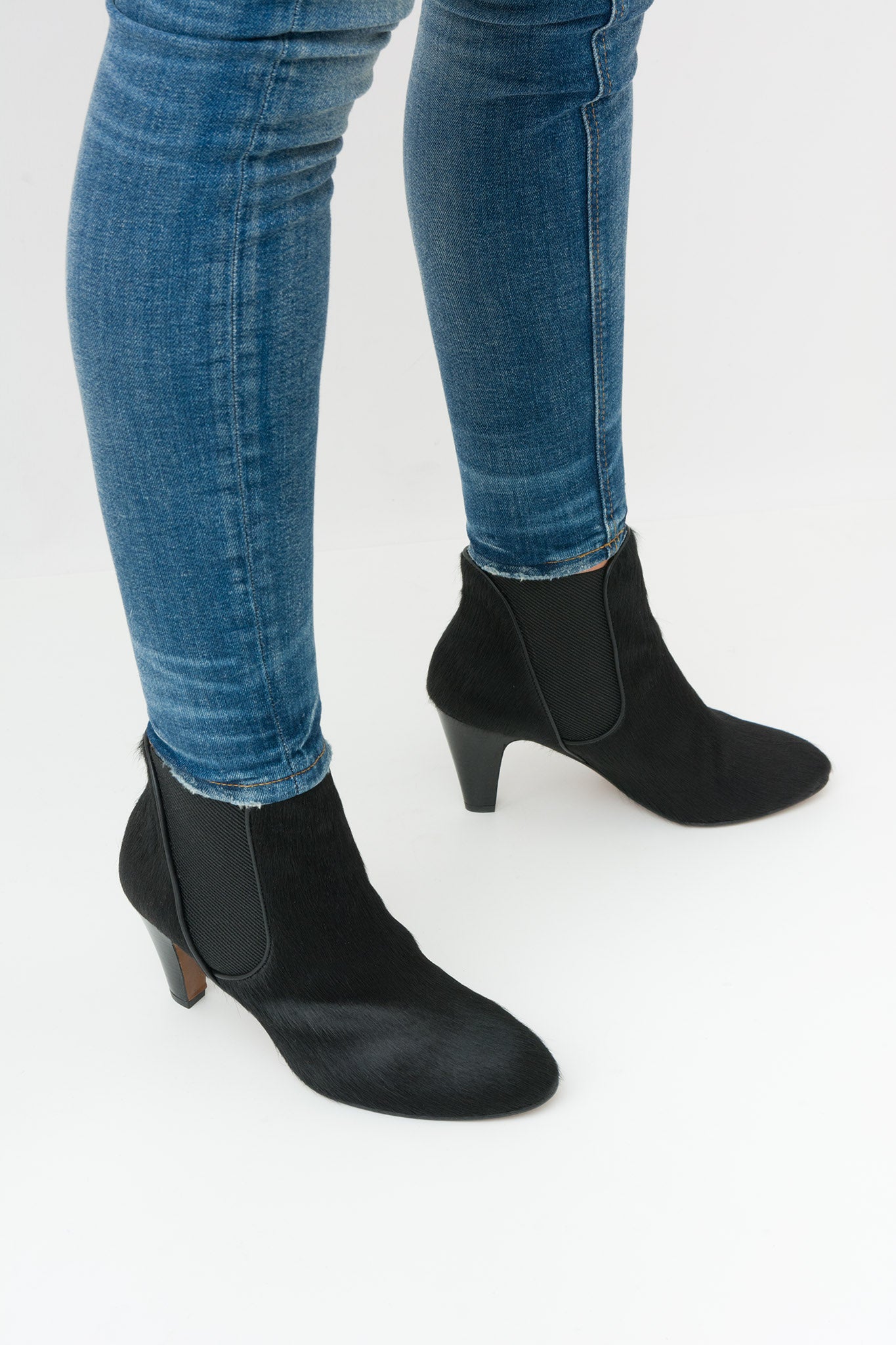 ROMEO Pony Black Bootie