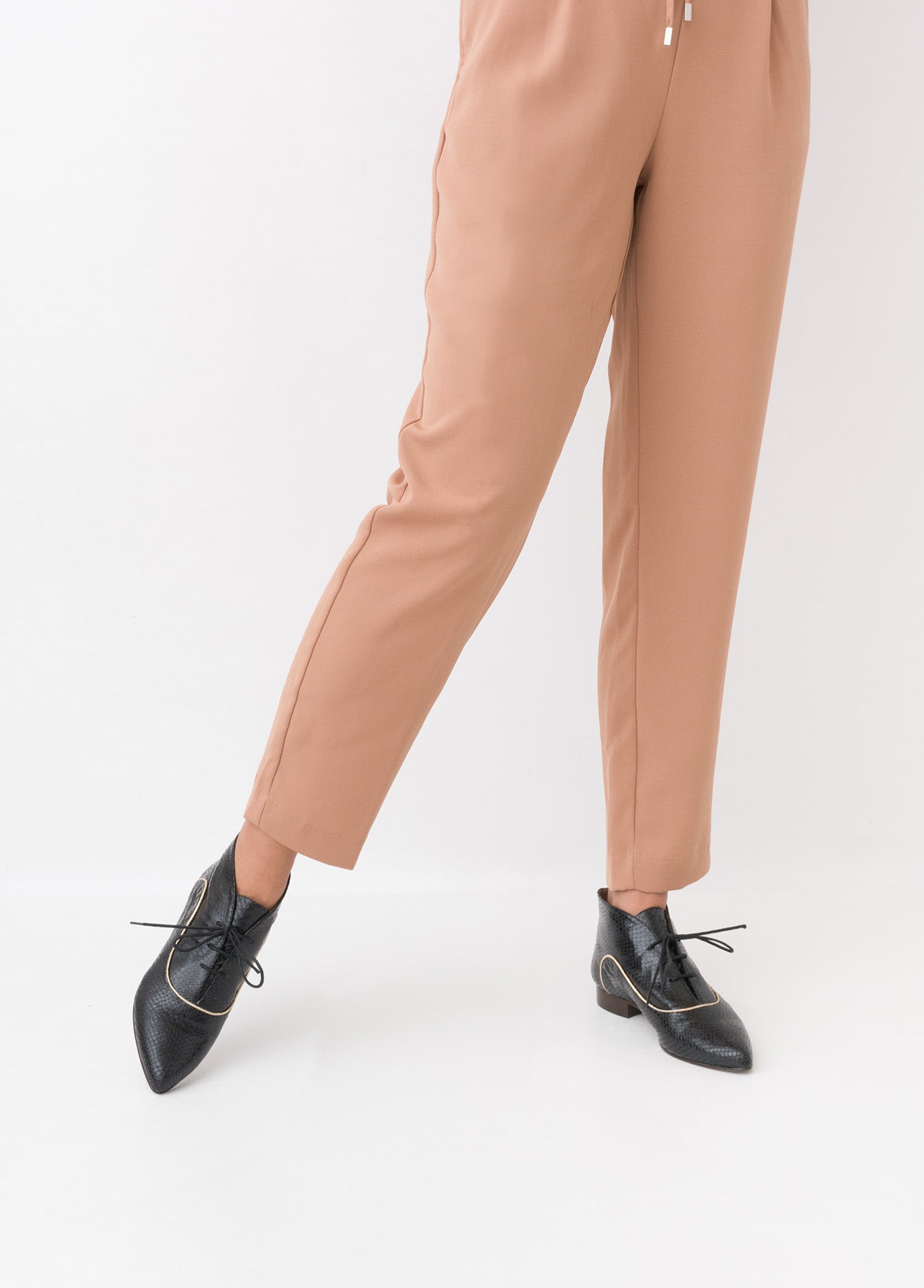 WILLOW Snake Black Pixie Boot