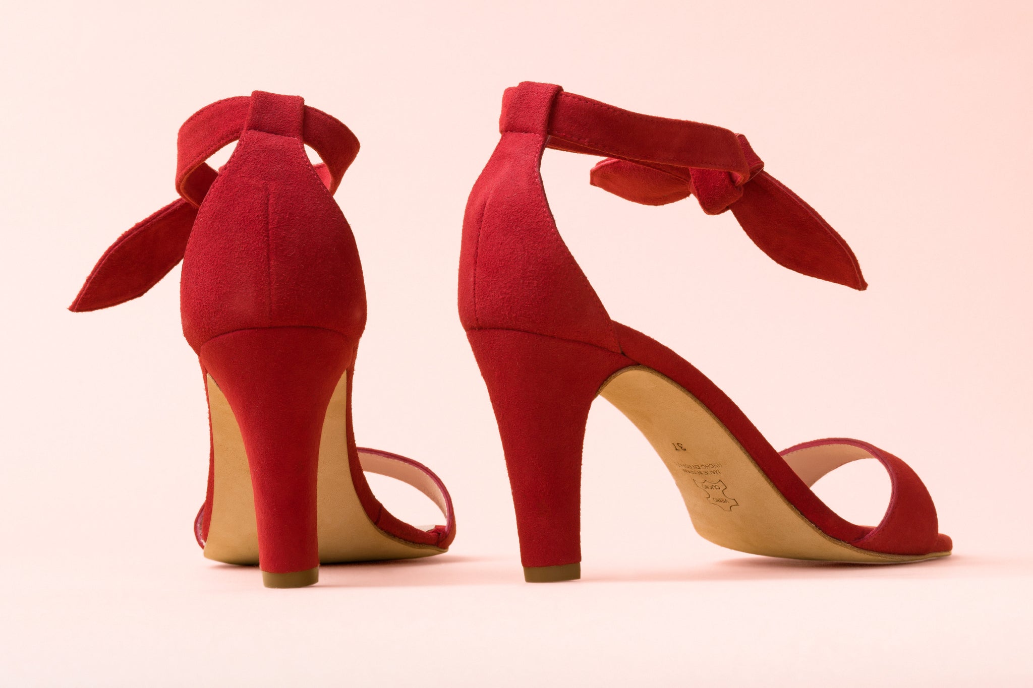 Valentina Red Suede